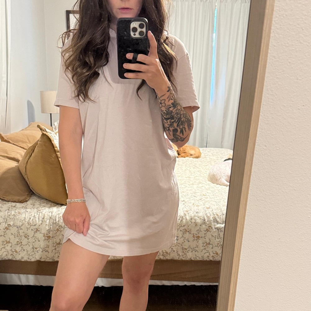 Madewell lavender T-Shirt Dress